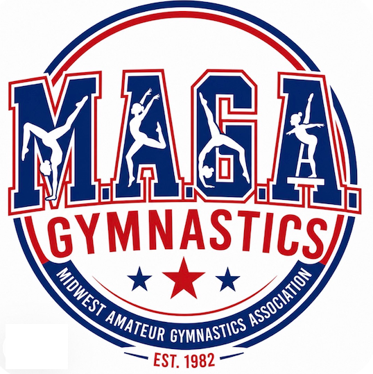 MAGA Gymnastics circular logo